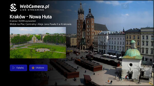 Aplikacja WebCamera na telewizory Samsung - karta Nowej Huty w Krakowie