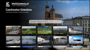 Aplikacja WebCamera na telewizory Samsung - karta wyszukiwania